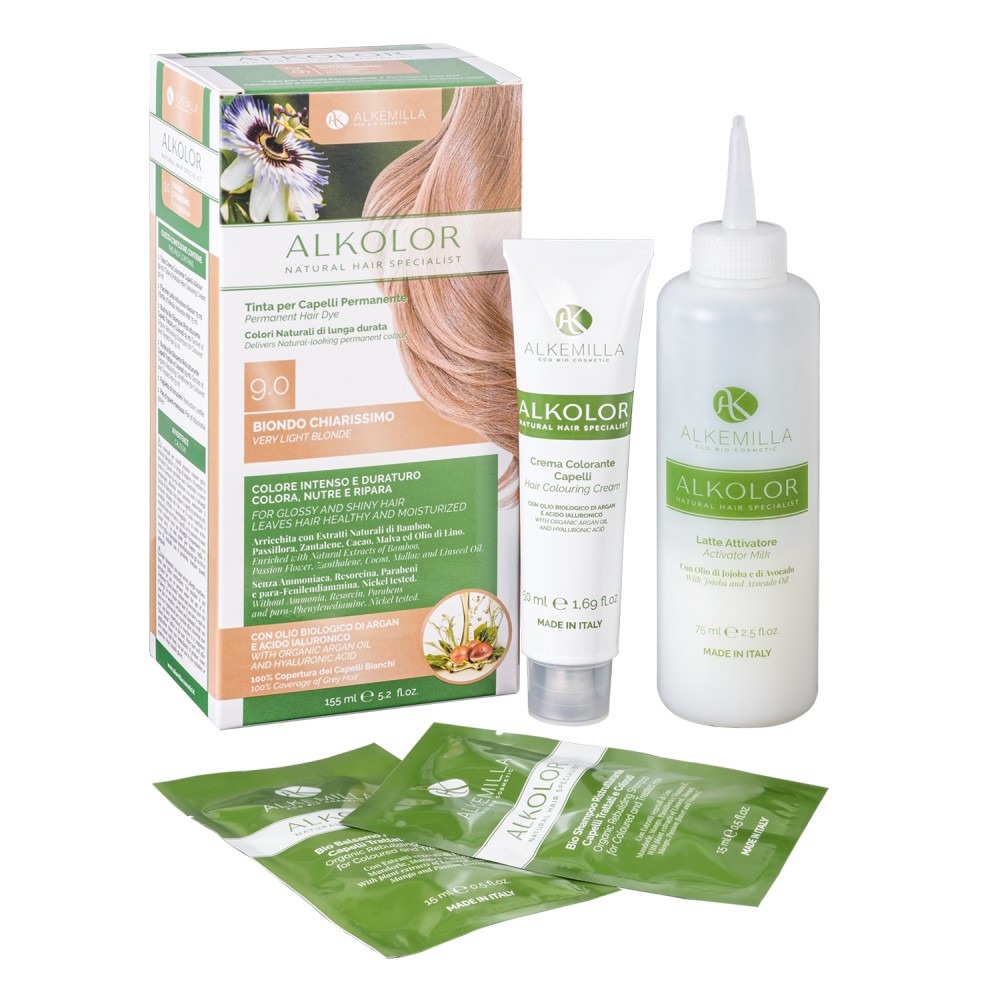 Permanent Hair Dye 9.0 Ultra Light Blonde