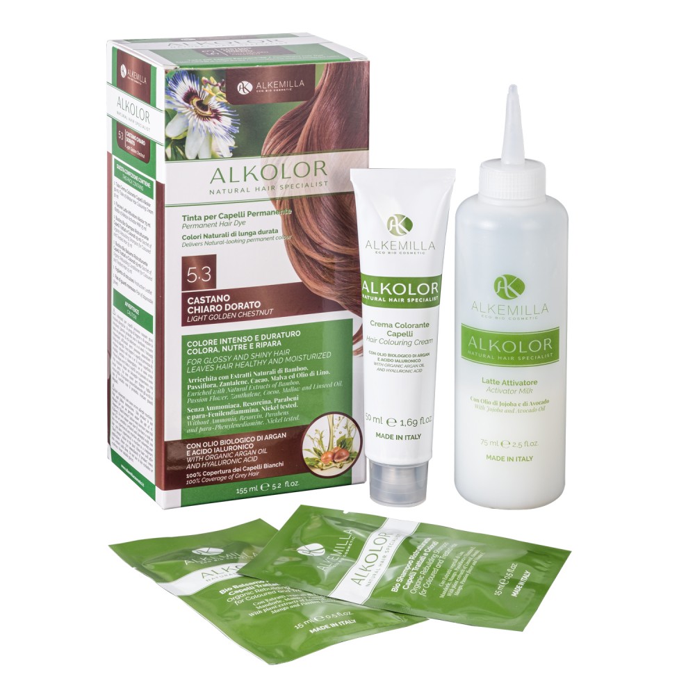 Permanent Hair Dye 5.3 Light Golden Chestnut Permanent Hair Dye 5.3 Light Golden Chestnut