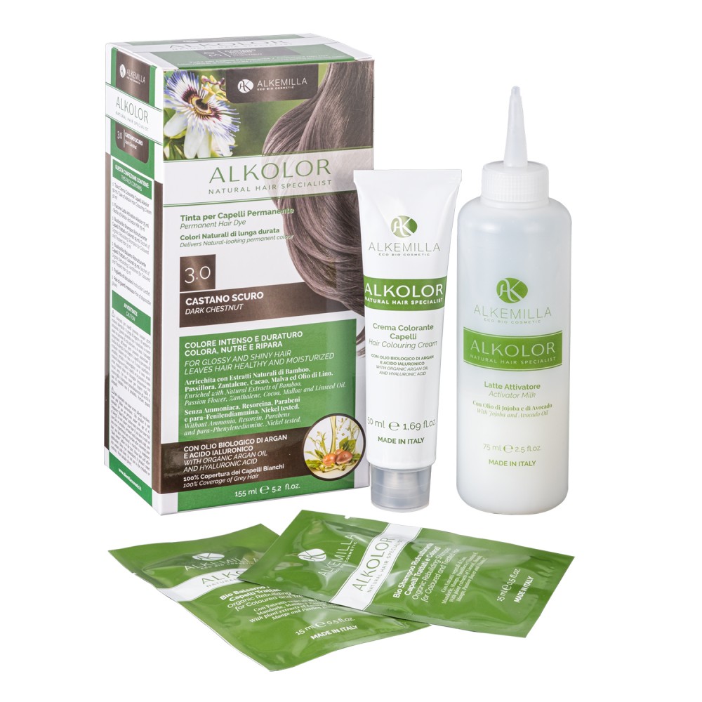 Permanent Hair Dye 3.0 Dark Chestnut Permanent Hair Dye 3.0 Dark Chestnut